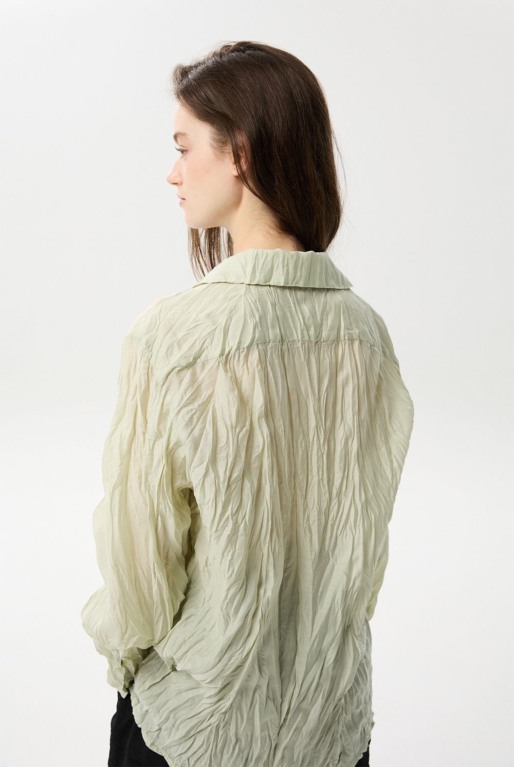 ML13 / CRINKLE LONG SLEEVES SHIRTS