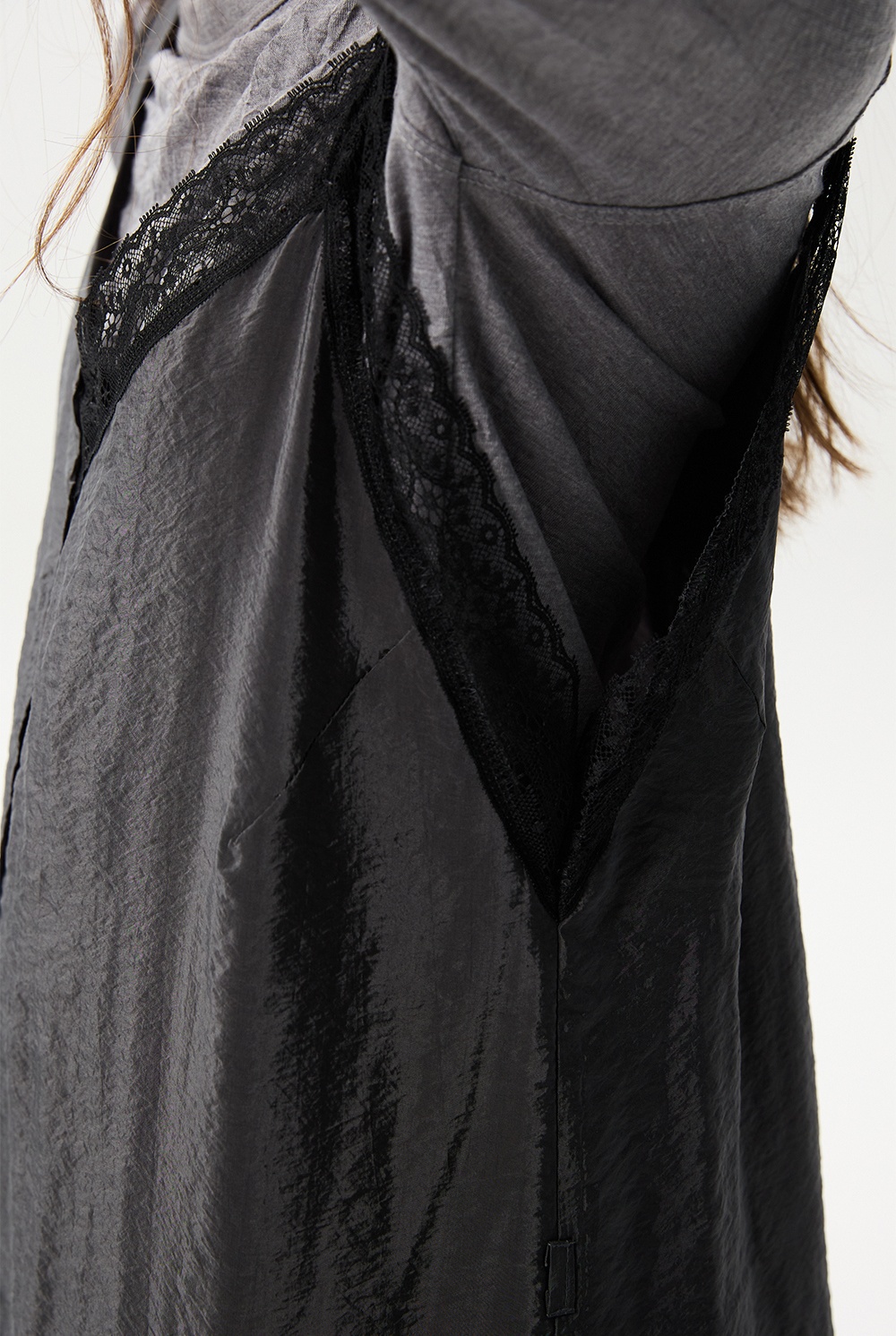 ML14 / UNBALANCED LAYERED DRESS