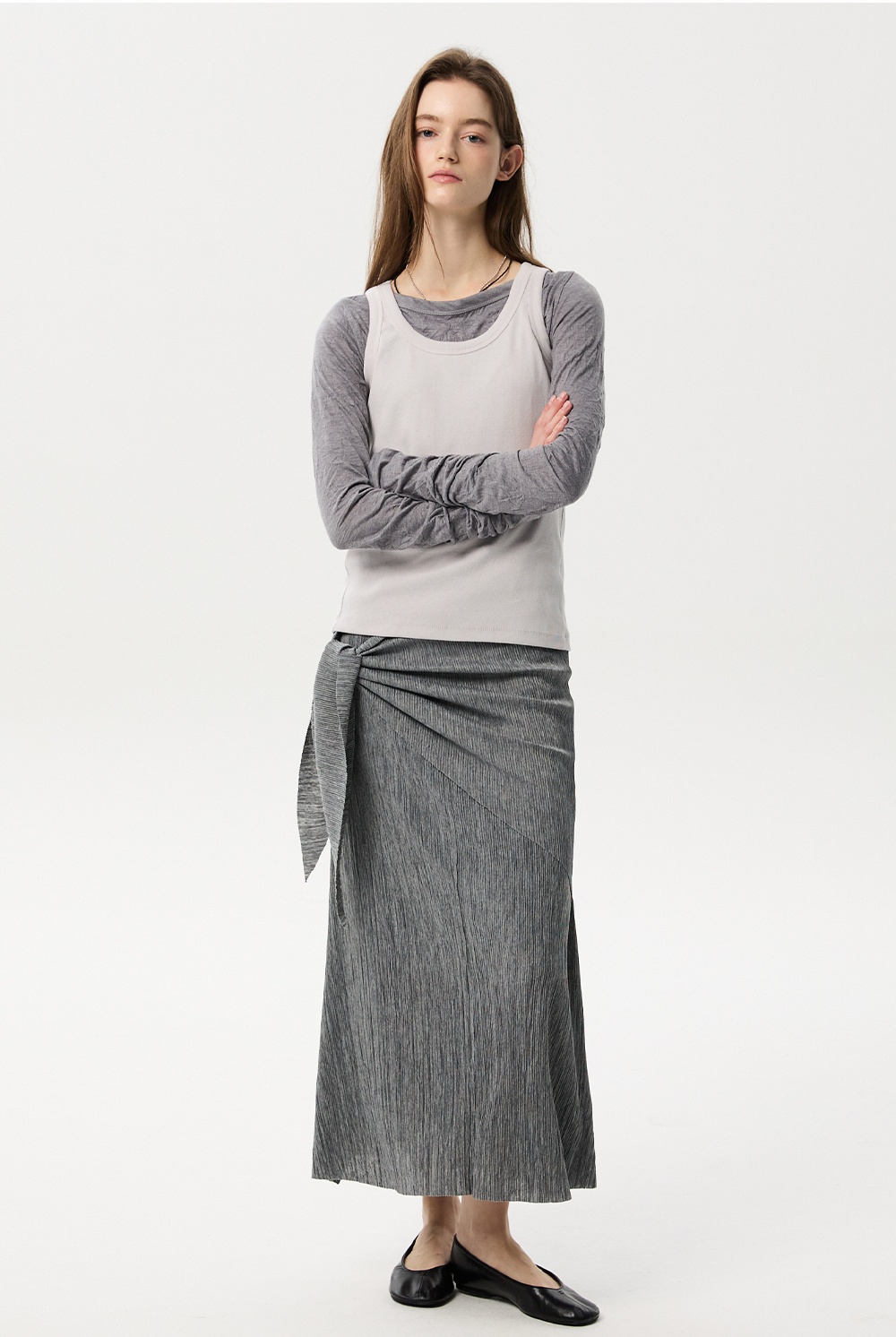 ML20 / SCARF LONG SKIRT