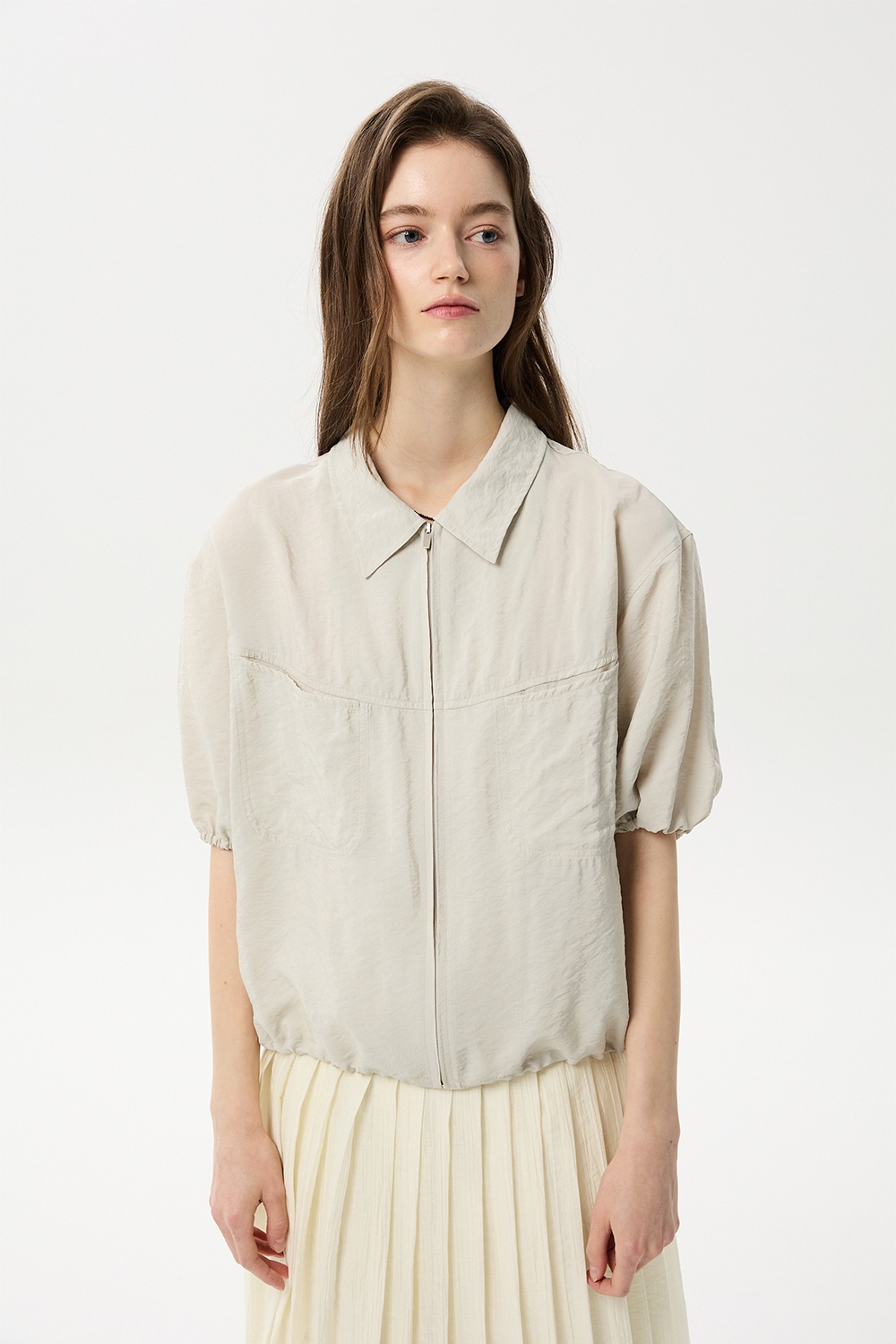 ML10 / SHORT SLEEVE ZIP-UP SHIRTS