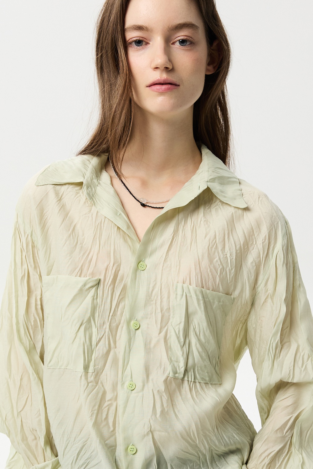 ML13 / CRINKLE LONG SLEEVES SHIRTS