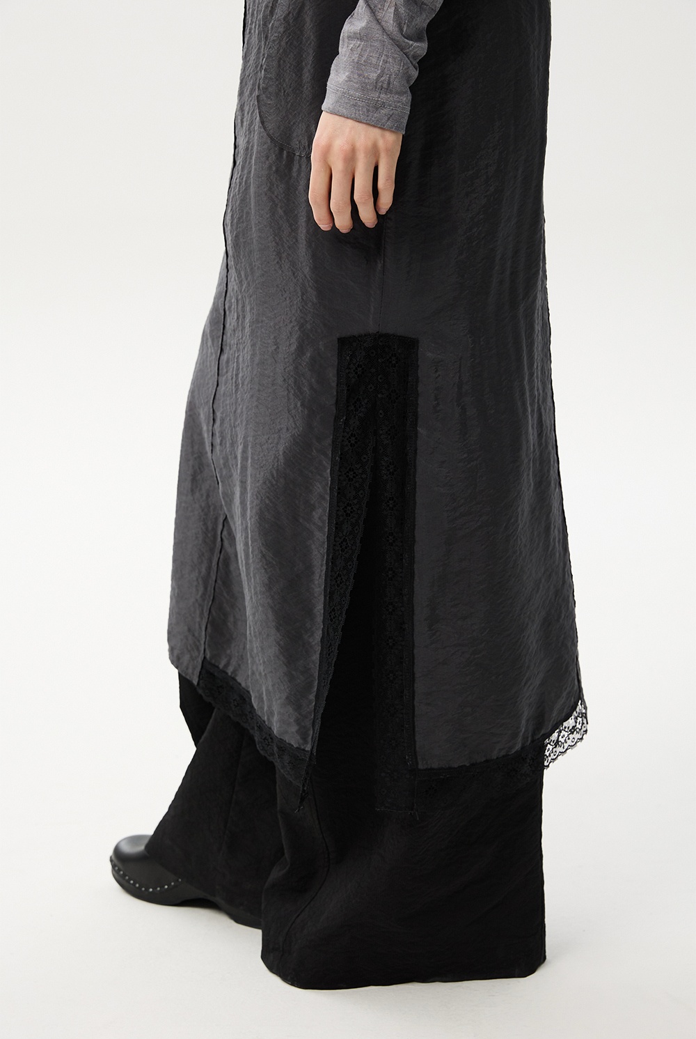 ML14 / UNBALANCED LAYERED DRESS