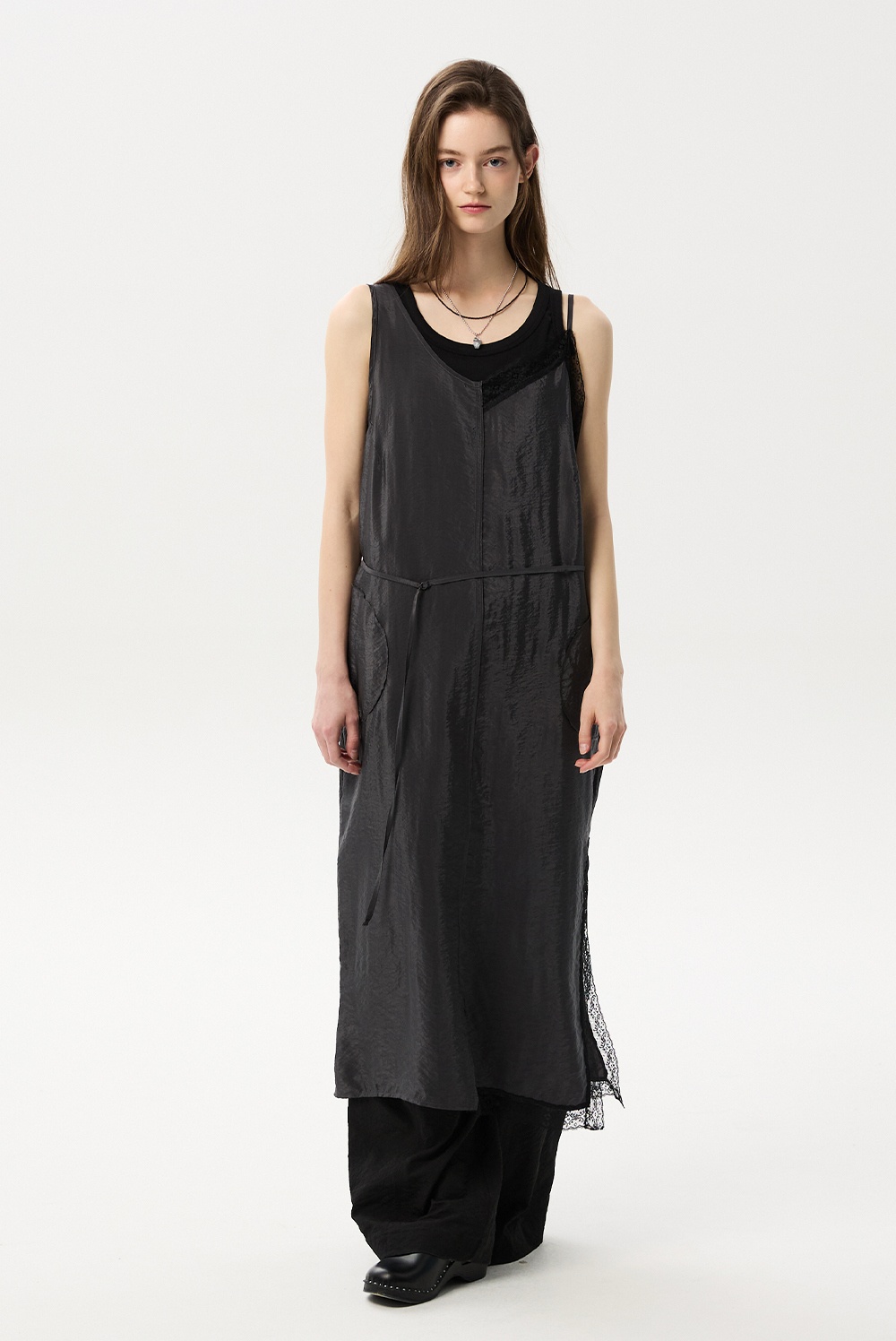 ML14 / UNBALANCED LAYERED DRESS