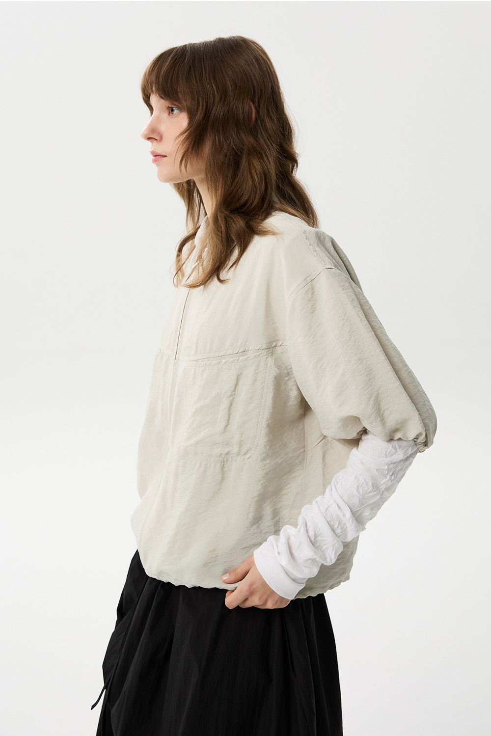 ML10 / SHORT SLEEVE ZIP-UP SHIRTS