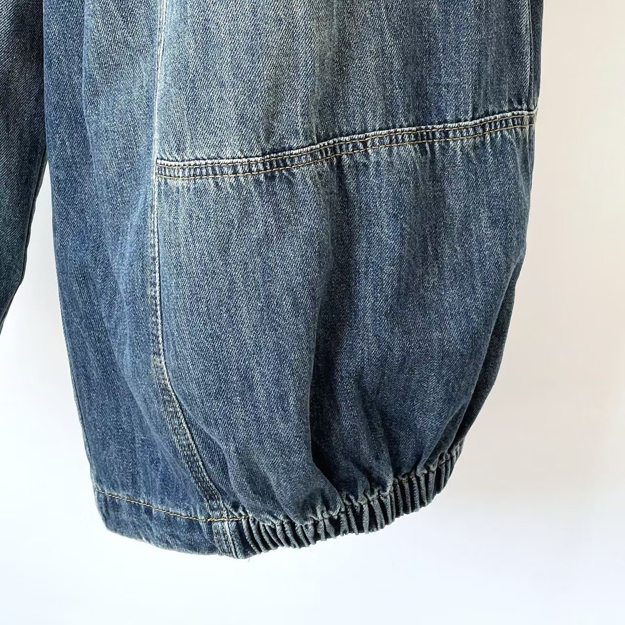 YQ28 / BALLOON DENIM HAREM PANTS