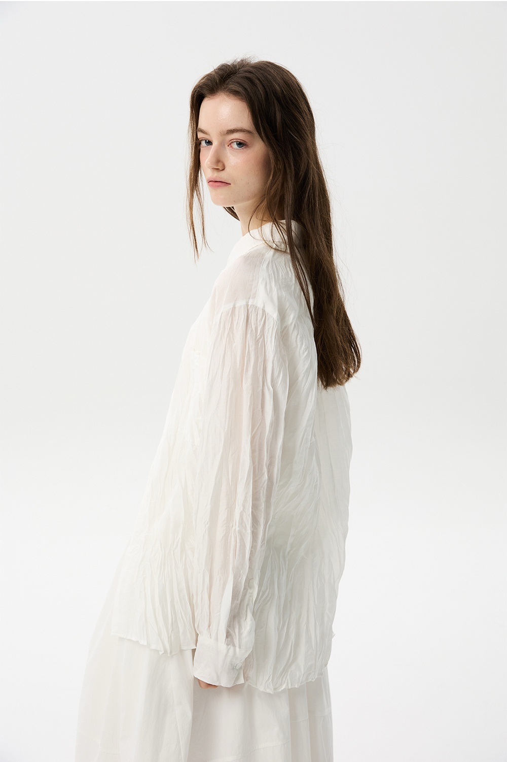 ML13 / CRINKLE LONG SLEEVES SHIRTS