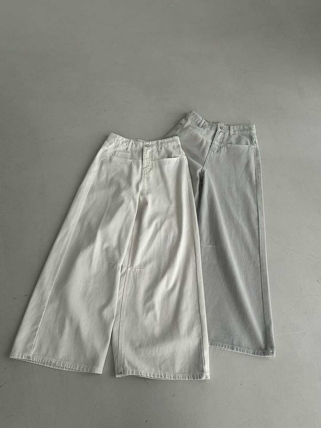 ELSIE DROP FRONT SLIT POCKETS JEANS