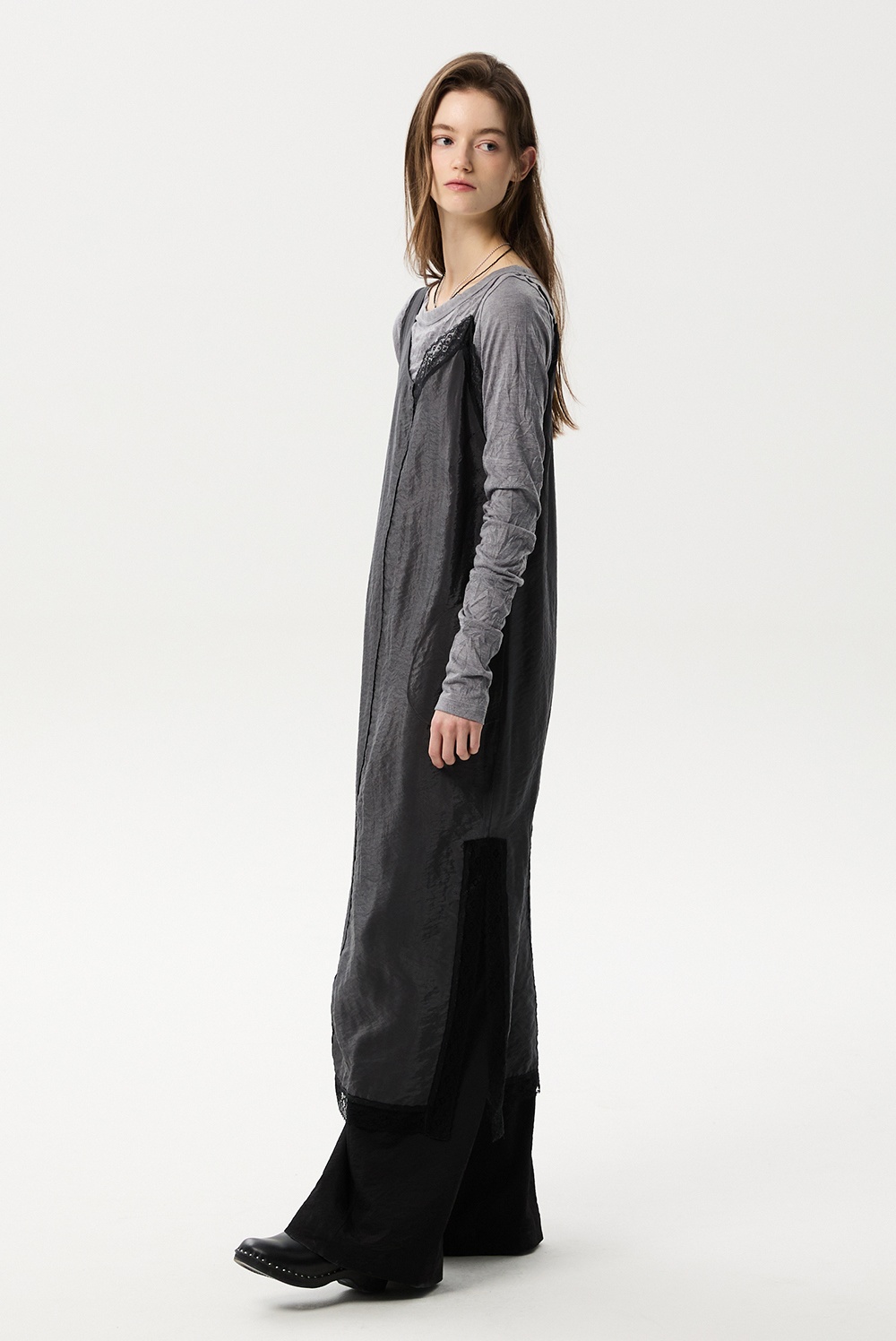 ML14 / UNBALANCED LAYERED DRESS