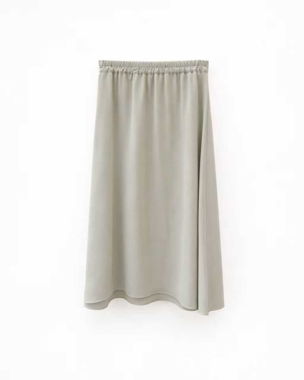 ME03 / Irregular Hem Soft Skirt