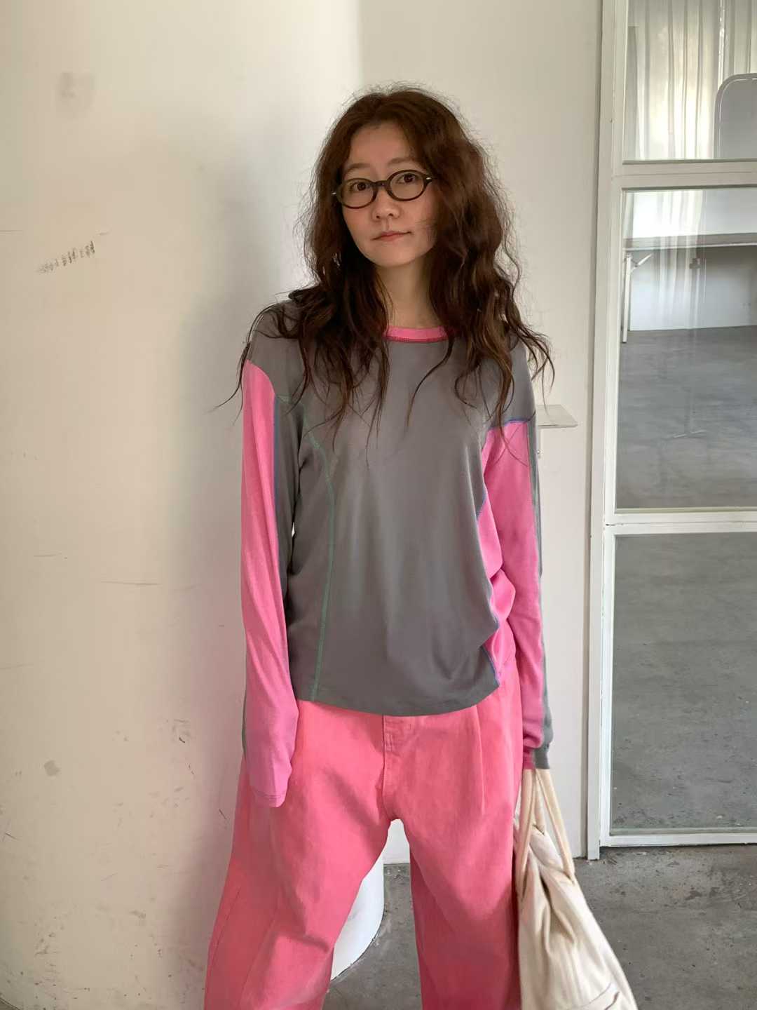 ELORA TWO TONE PANEL PULLOVER