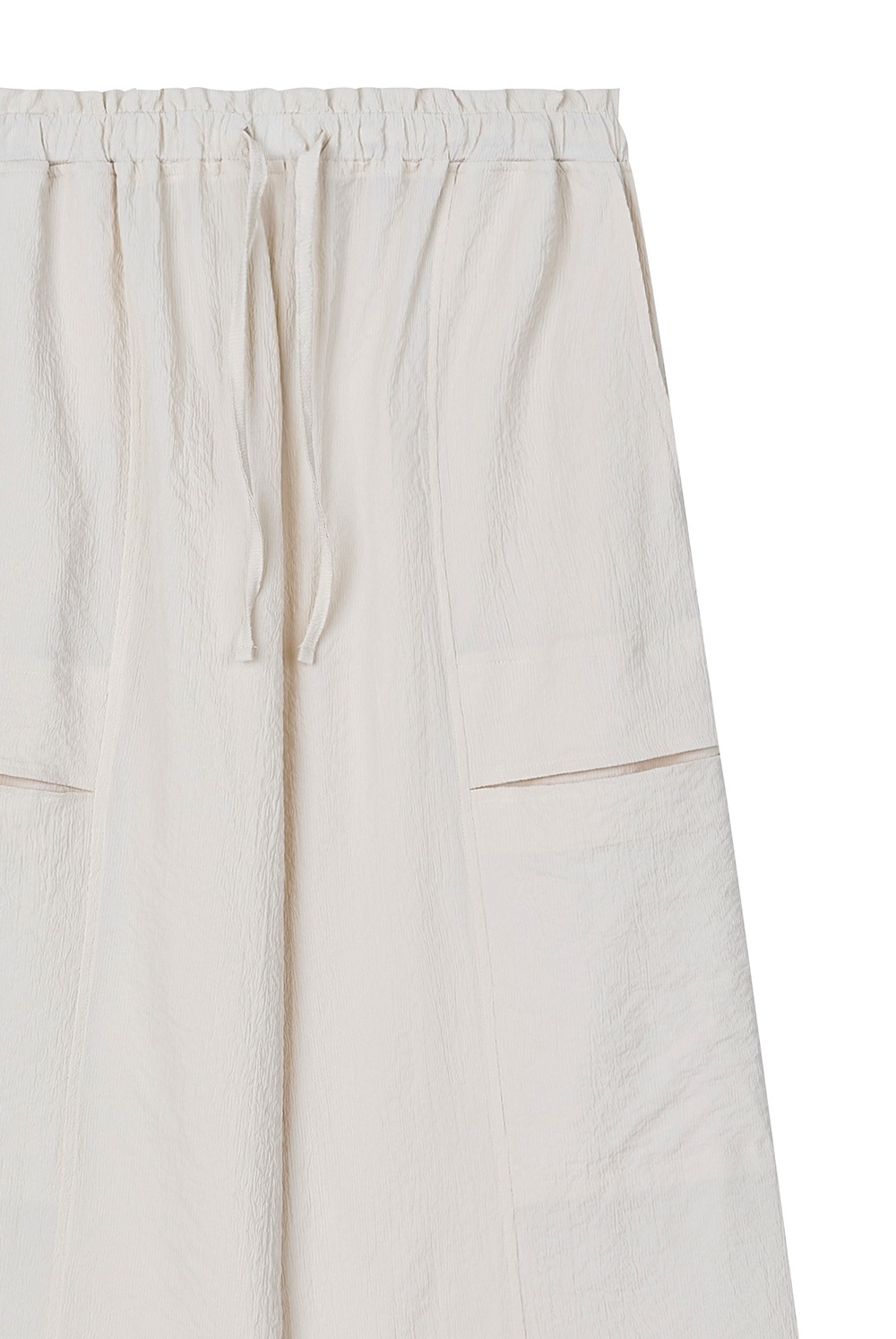 ML17 / CUT LINE WIDE BANDING PANTS