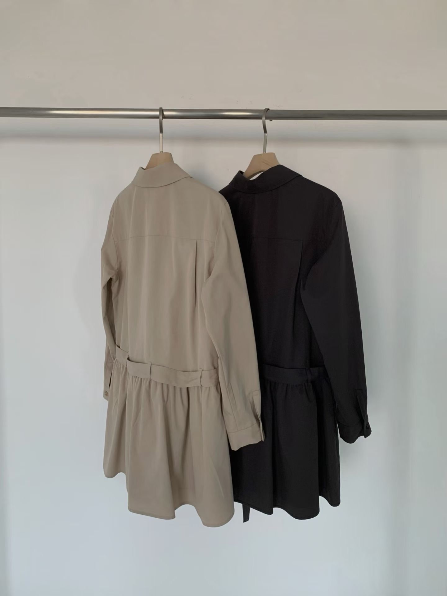 JU16 / MATCHING BELT SHIRT DRESS