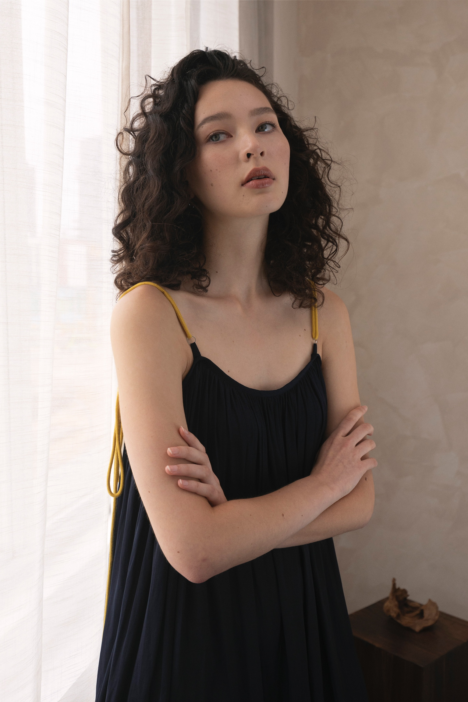 AL06/ MULTIWAYS DRESS WITH ROPE STRAPS