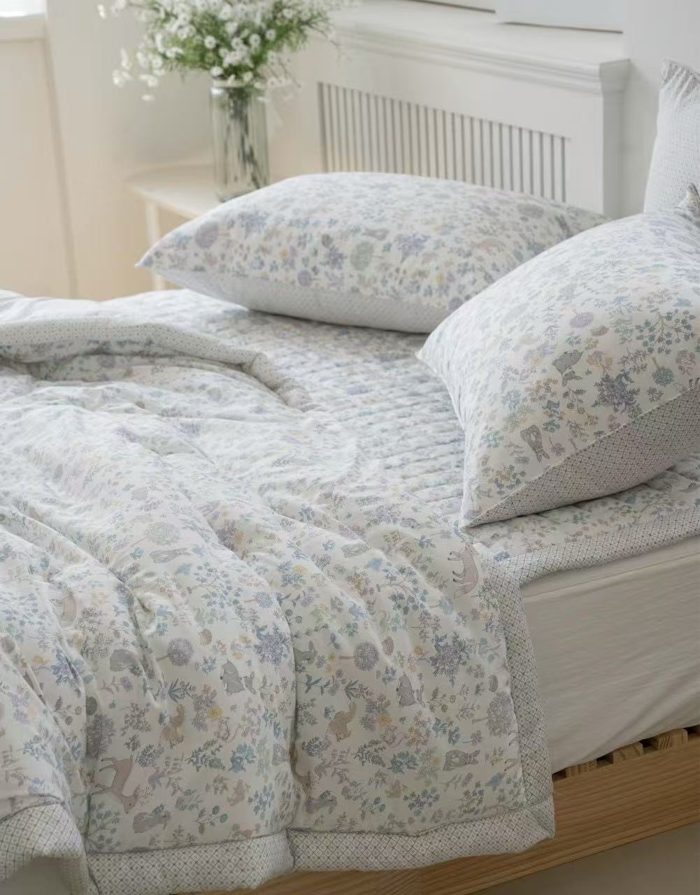 BN02 / ANIMAL GARDEN PRINTED BLANKET