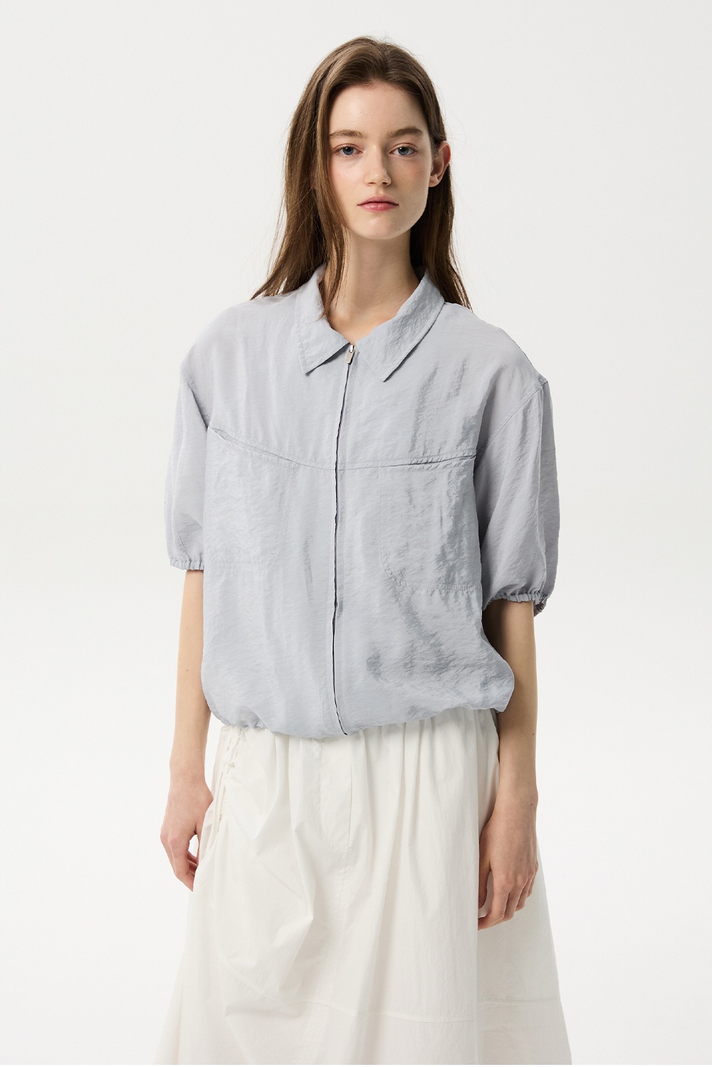 ML10 / SHORT SLEEVE ZIP-UP SHIRTS