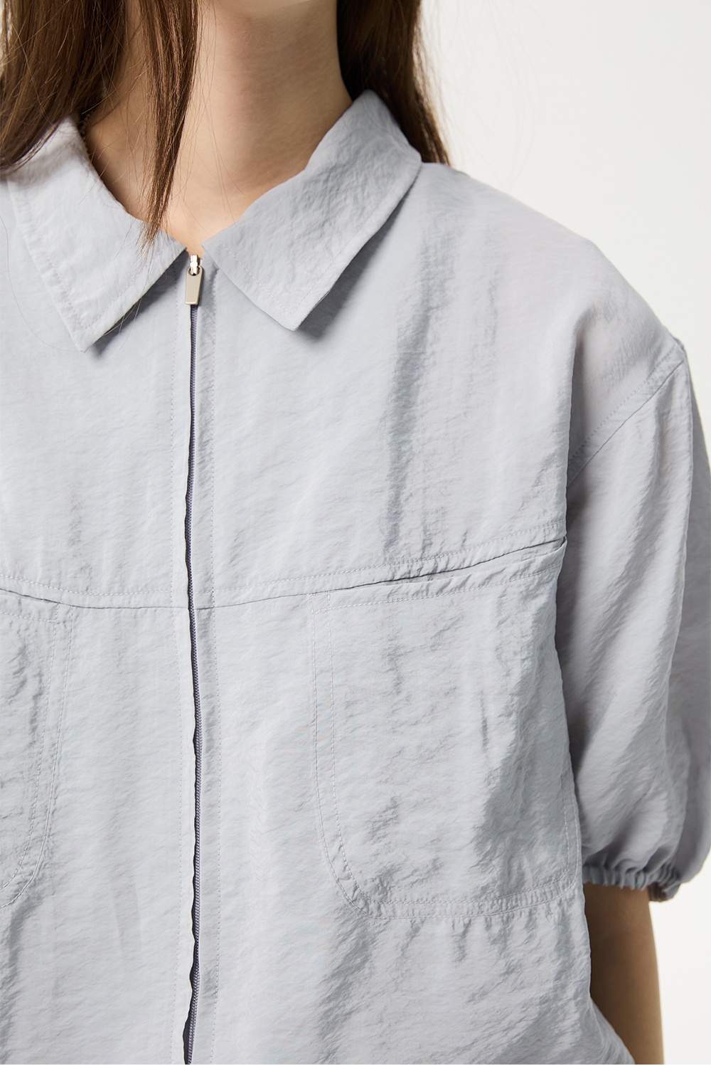 ML10 / SHORT SLEEVE ZIP-UP SHIRTS