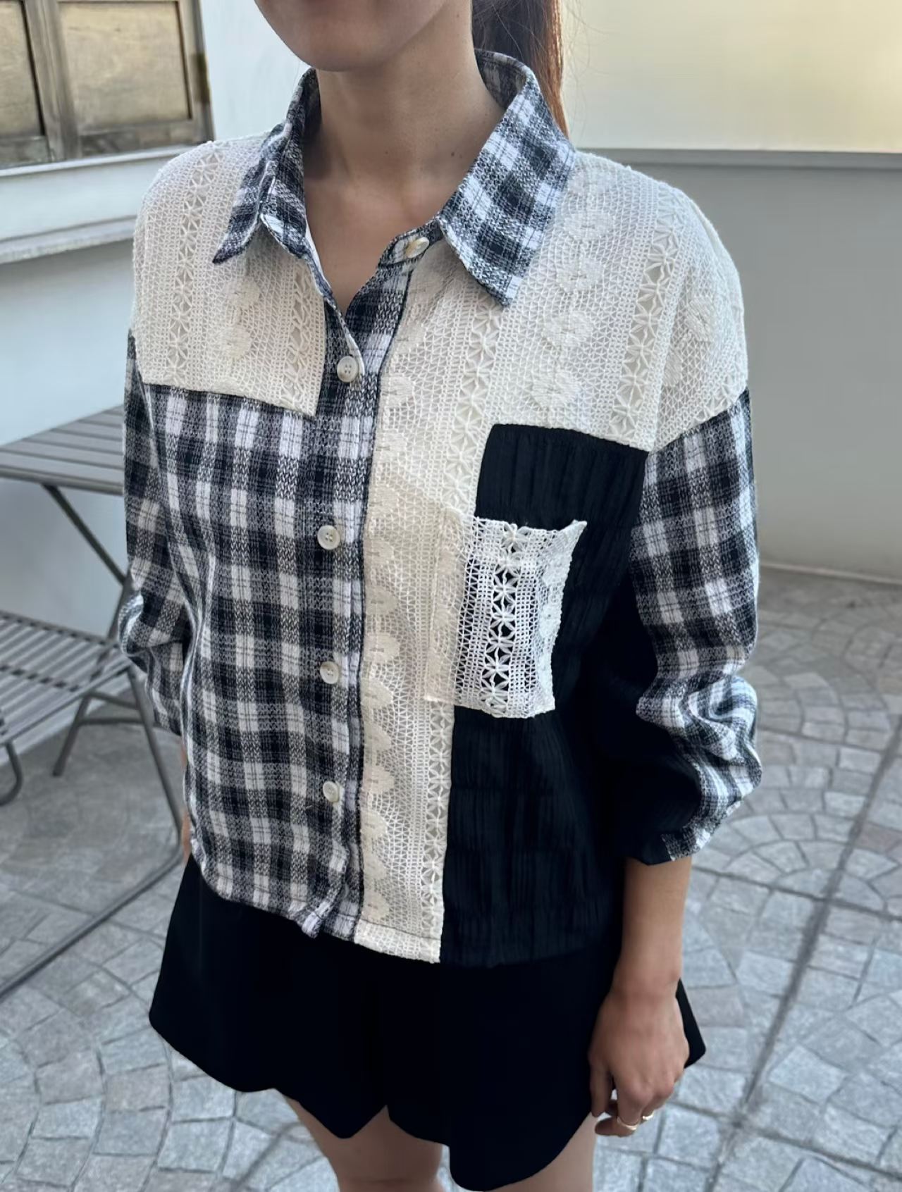 FLYNN PATCHWORK SHIRT