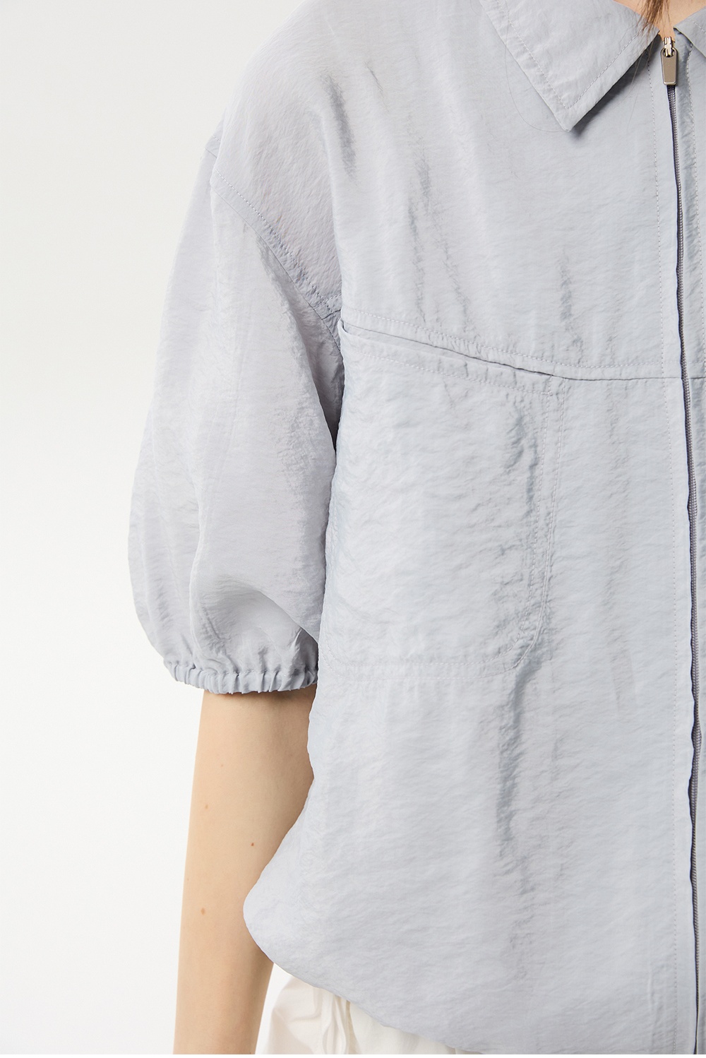 ML10 / SHORT SLEEVE ZIP-UP SHIRTS