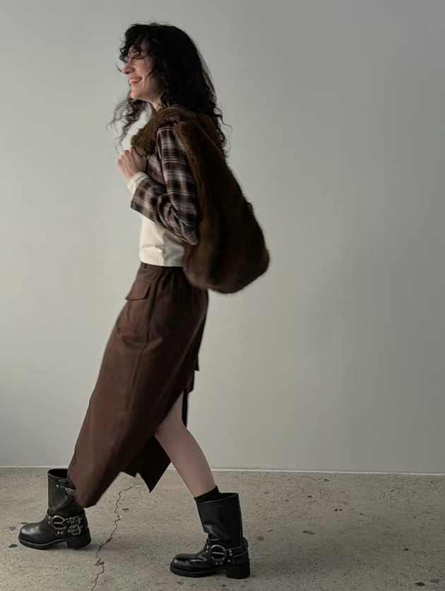 DUA FLUFFY CROSSBODY BAG