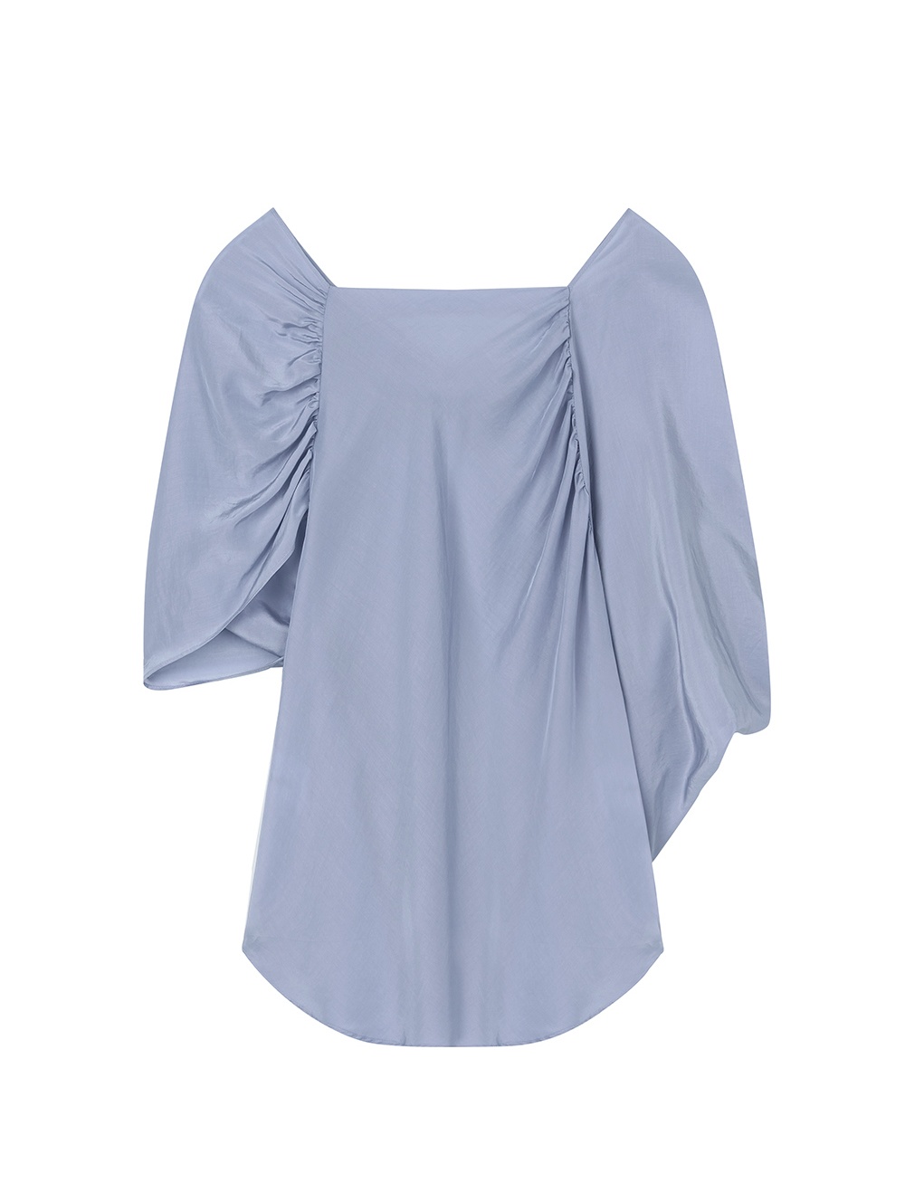 ML09 / UNBALANCED DRAPE SHIRTS