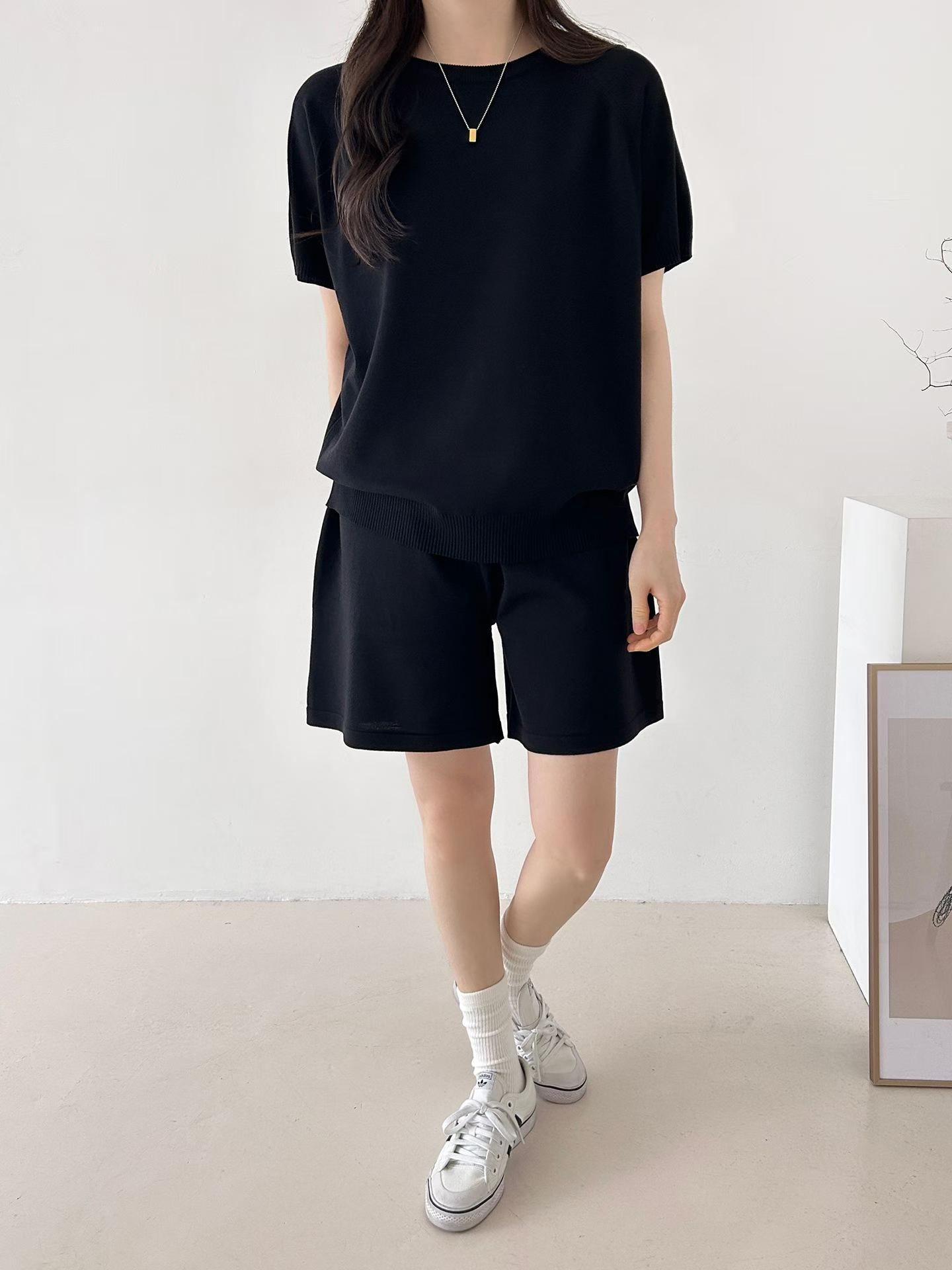 ELODIE SUMMER KNIT SHORT SET