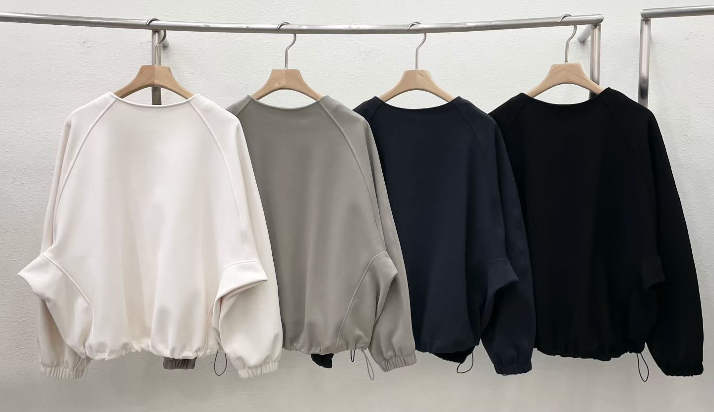 LE09 / ZIPPER-SNAP BUTTON LIGHT JACKET