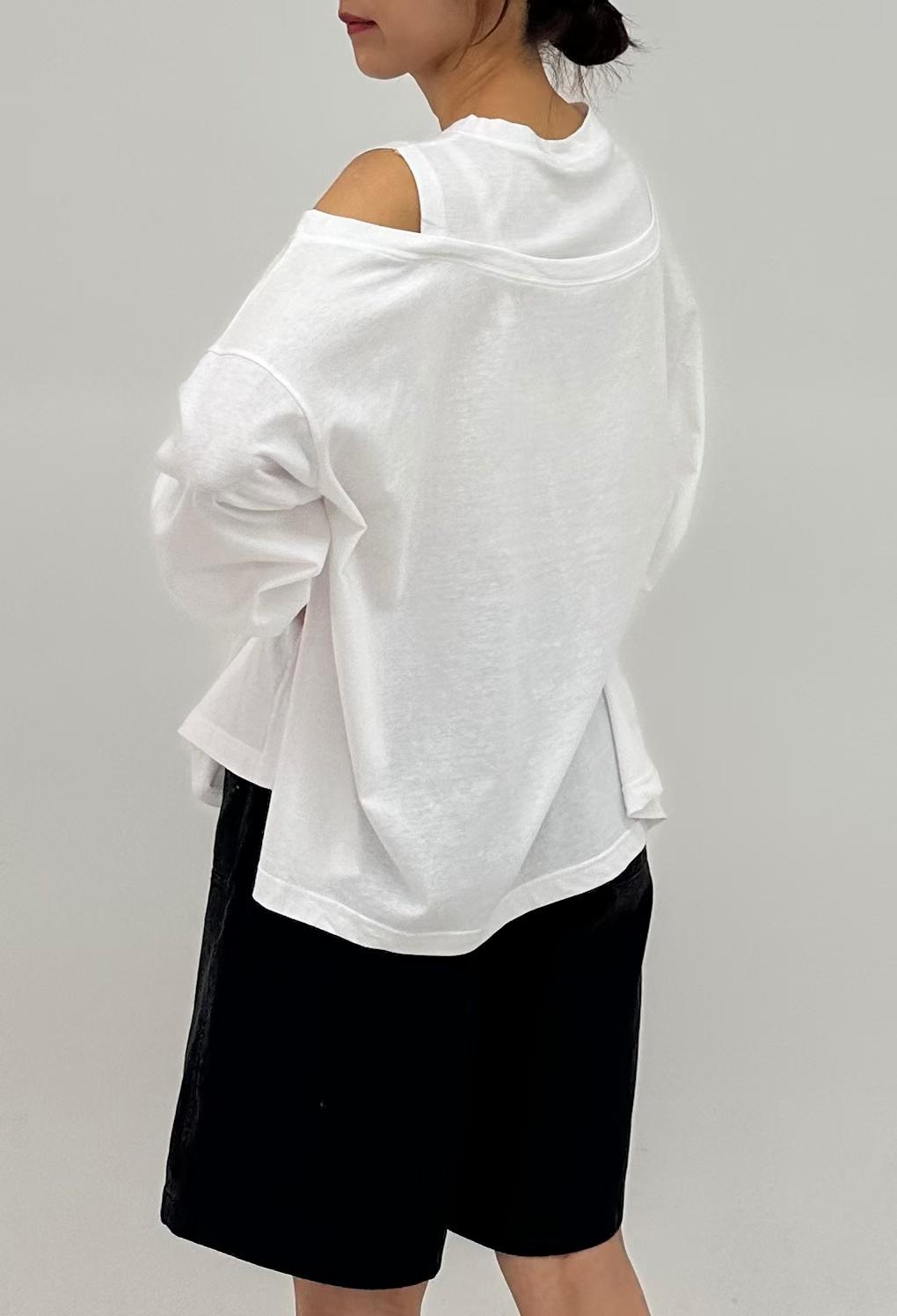 FALLON ONE COLD SHOULDER SWEAT-TEE