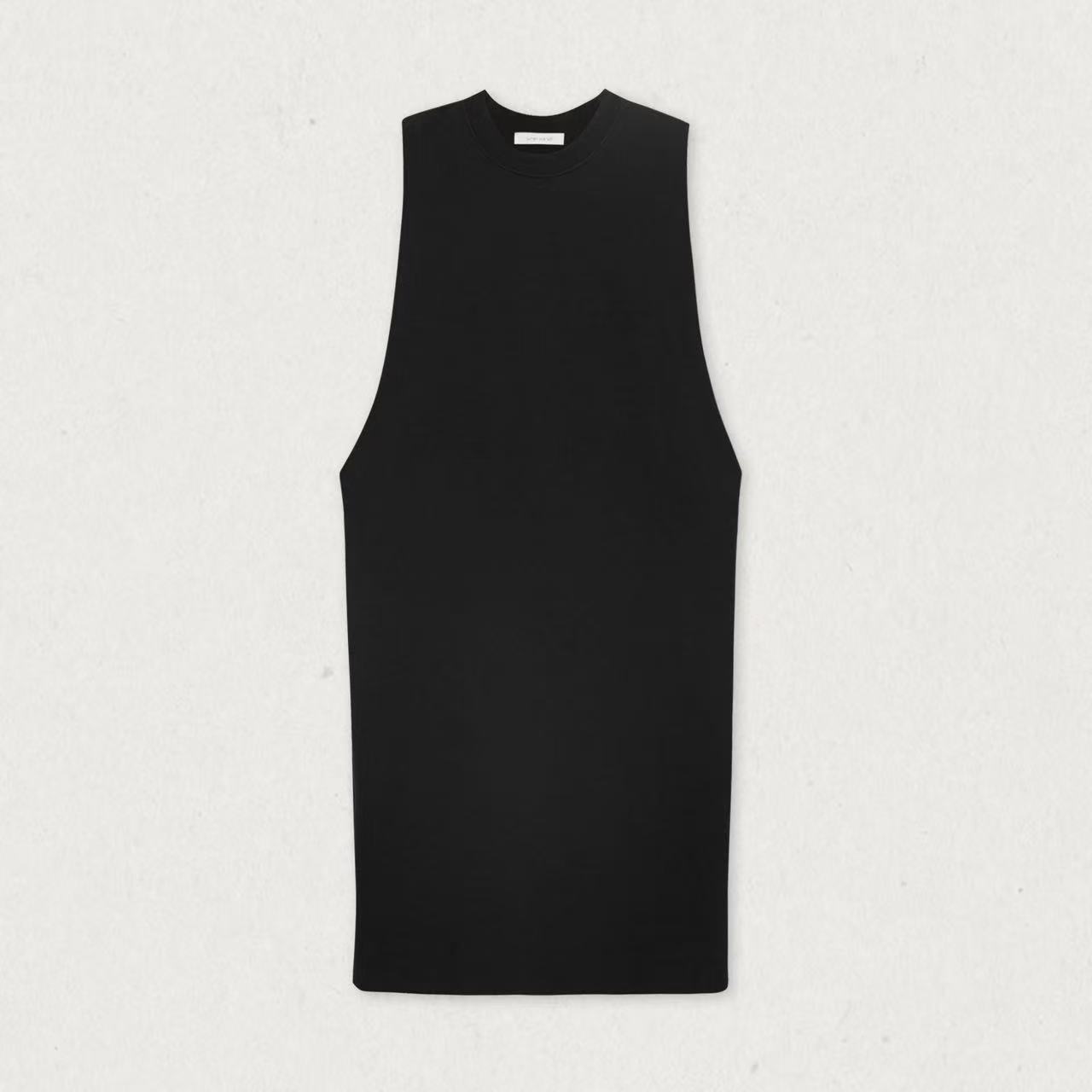 4801 / DROP ARMHOLE SLEEK DRESS