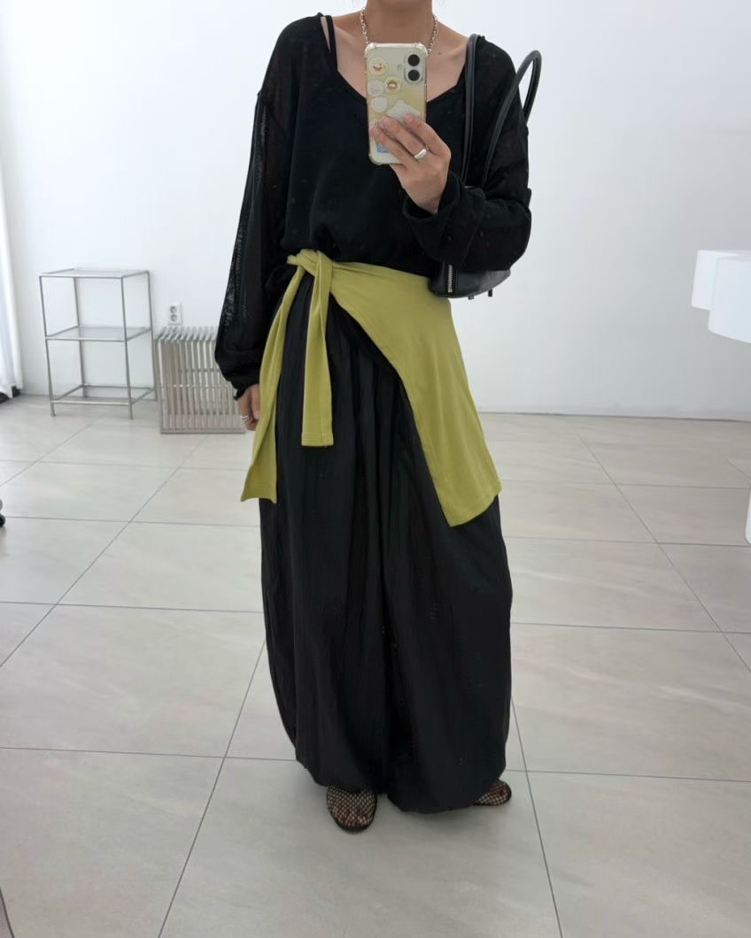 590826 / SHOULDER-WAIST WRAP SHRUG