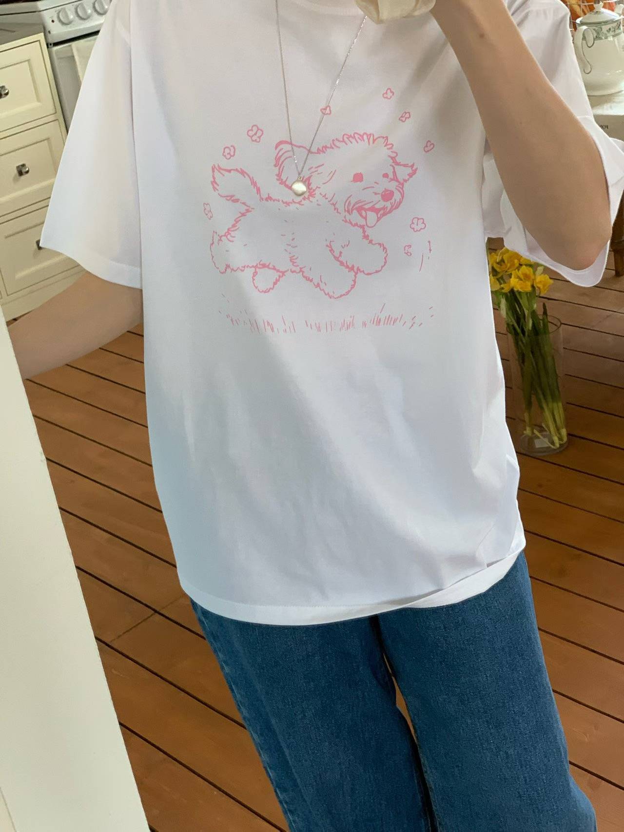 ELOWYN PUPPY GRAPHIC TEE