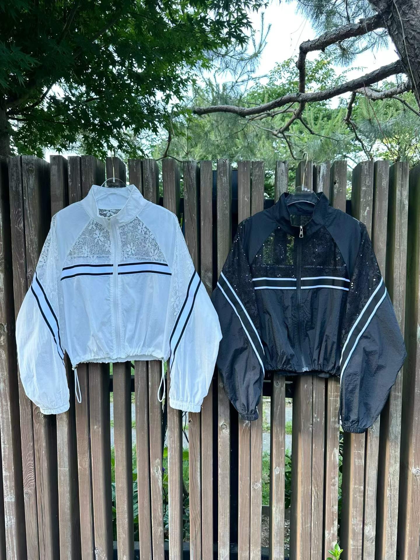FLORENCE LACE INSERTS SPORTS JACKET