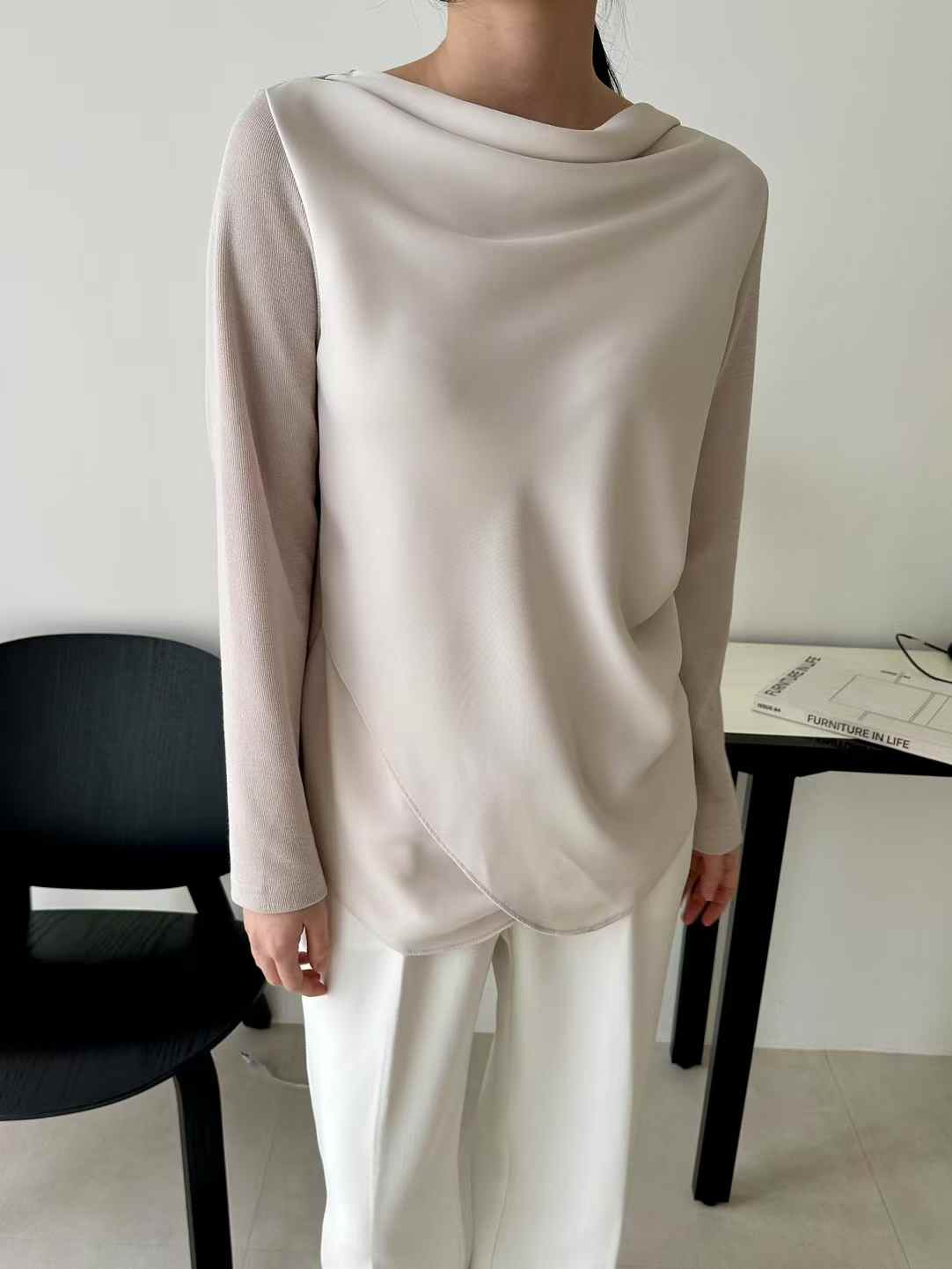 DEON DRAPE BLOUSE