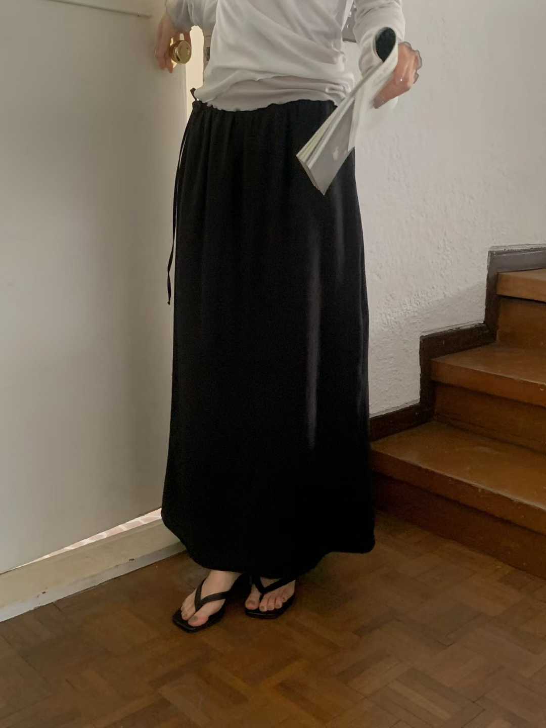 ELAINA TIE FLOWY SKIRT