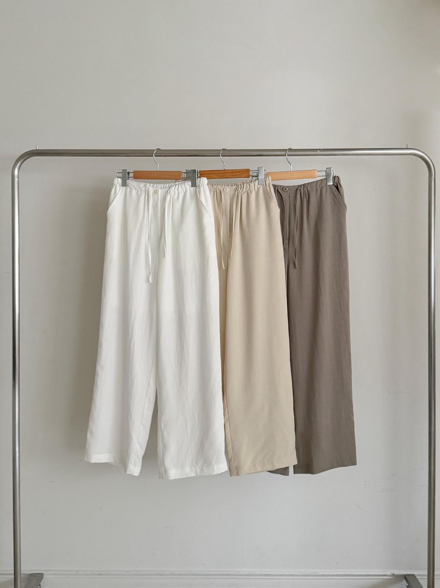 FLOR BUTTON BANDING SLACKS