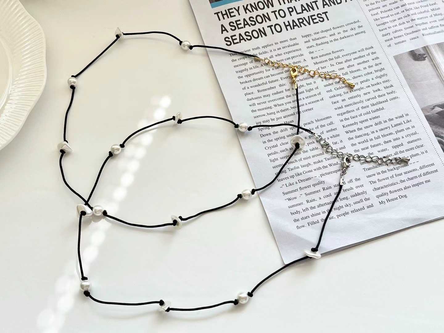 FRITZ SEGMENTED STRING NECKLACE