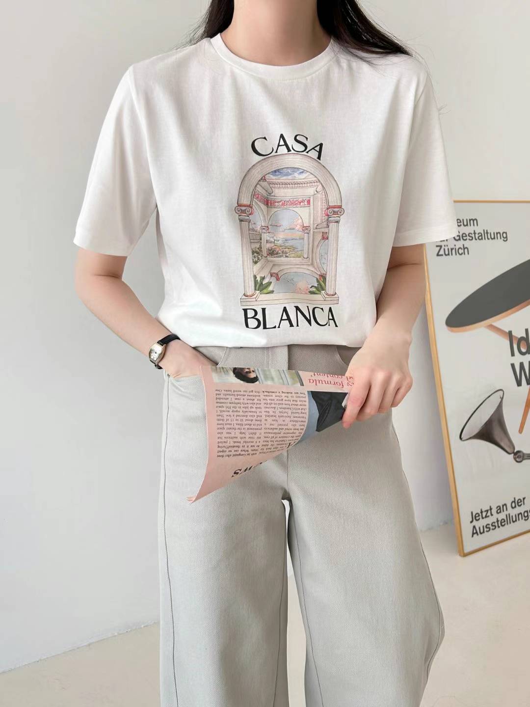 DORIAN 'CASA BLANCA' GRAPHIC TEE