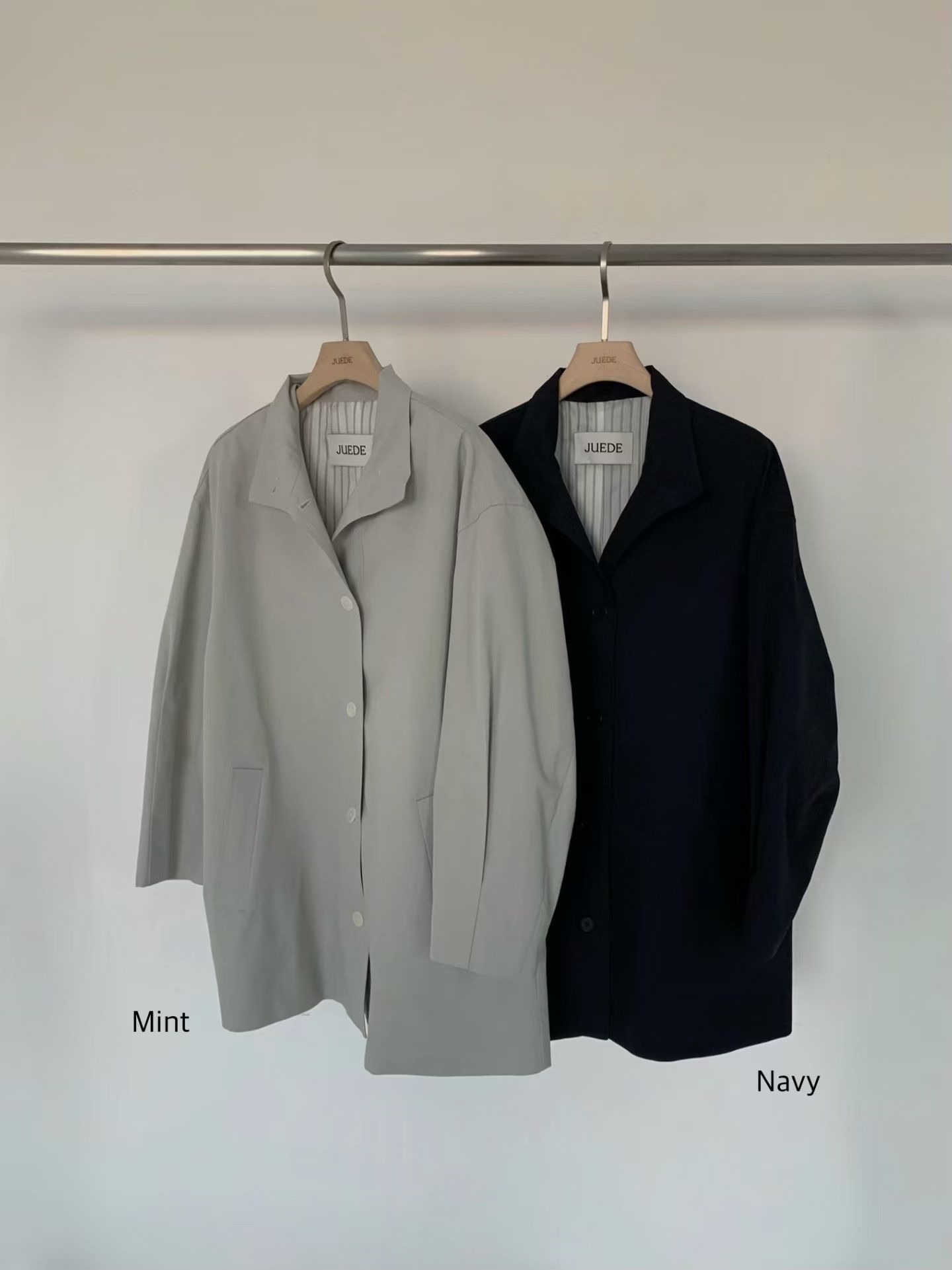 JU17 / CONTRAST CUFF FOLD-UP LIGHT JACKET