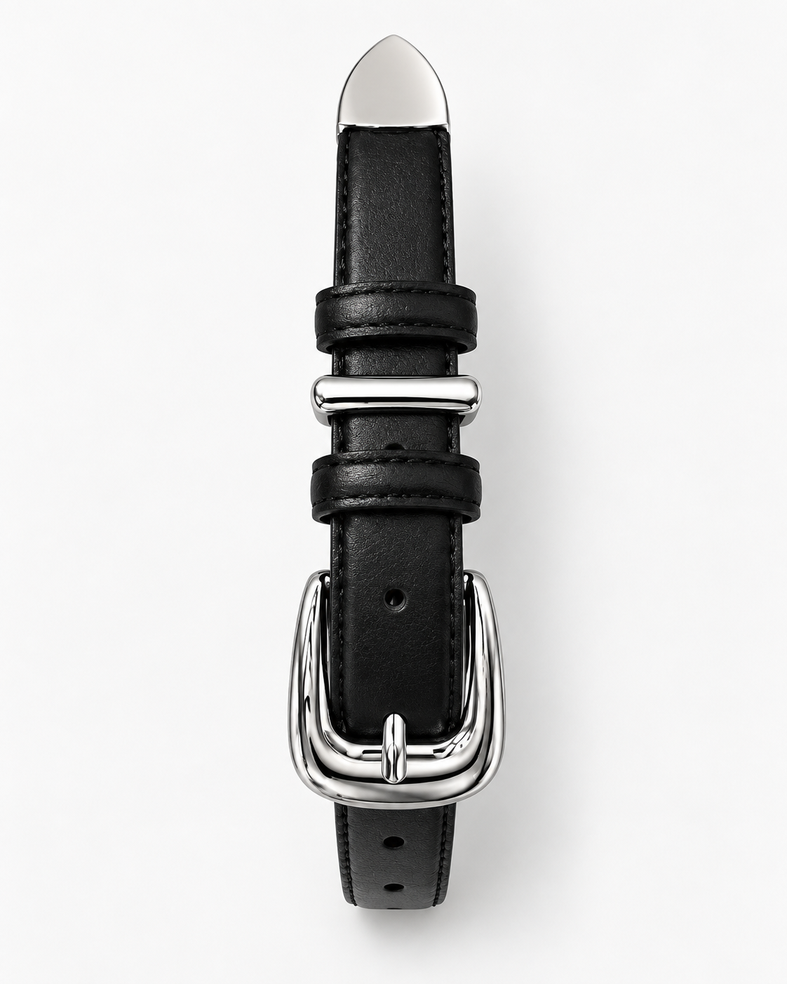 OM30/DOUBLE BELT LOOPS CALF LEATHER BELT 