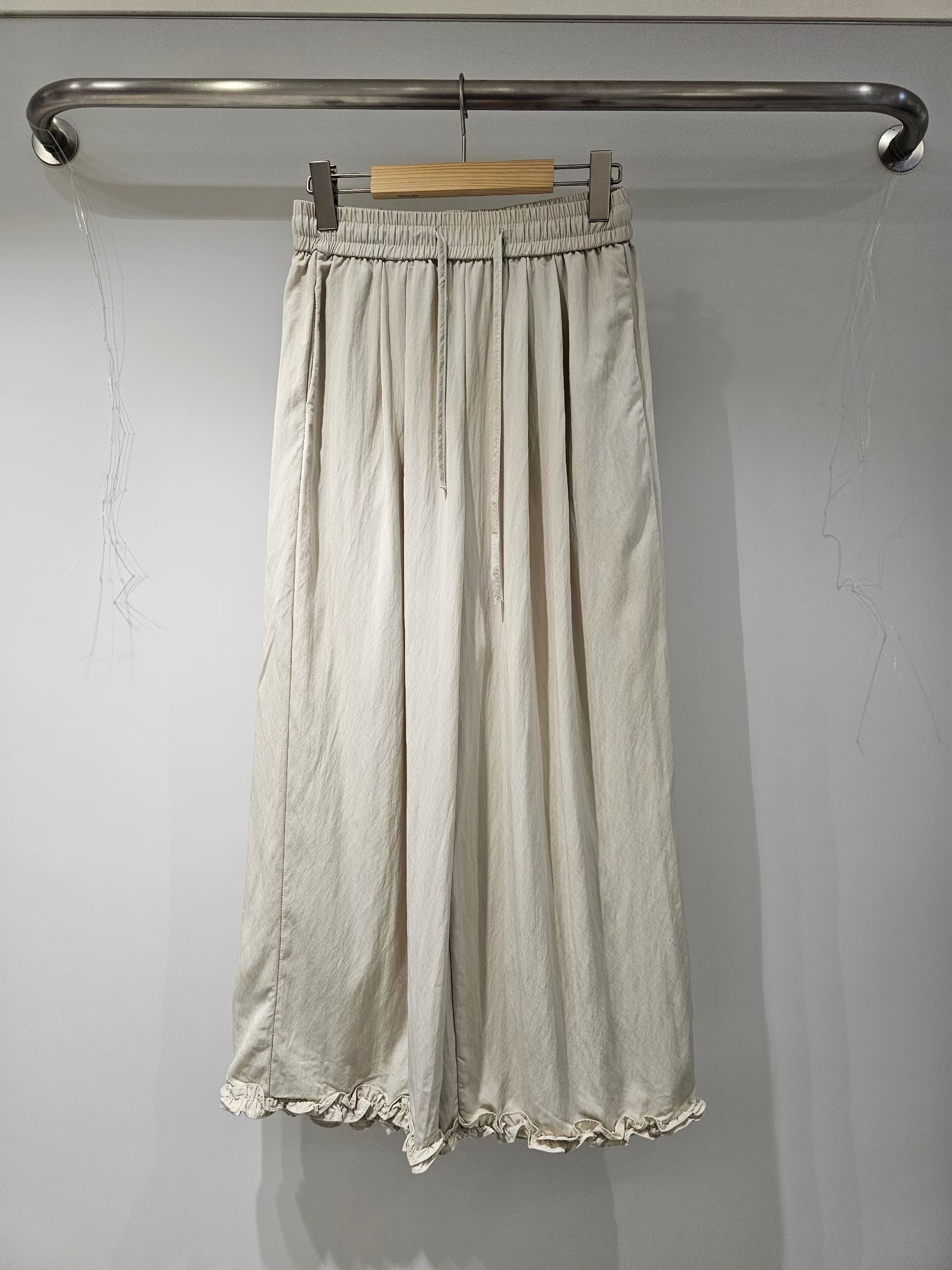 870426/LETTICE TRIM CUFF POCKET TROUSERS 