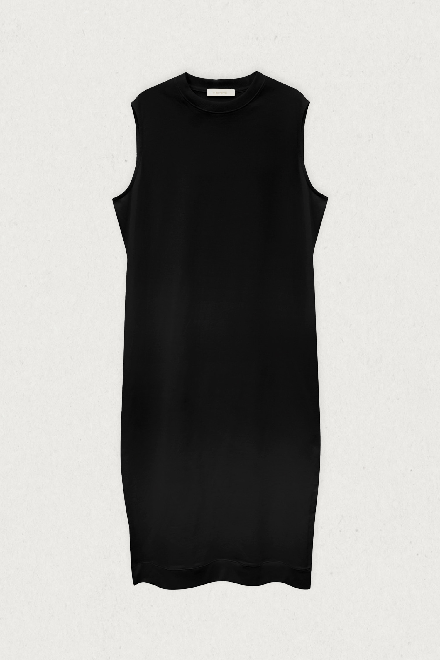 WW30 / SOLID SLIT DRESS