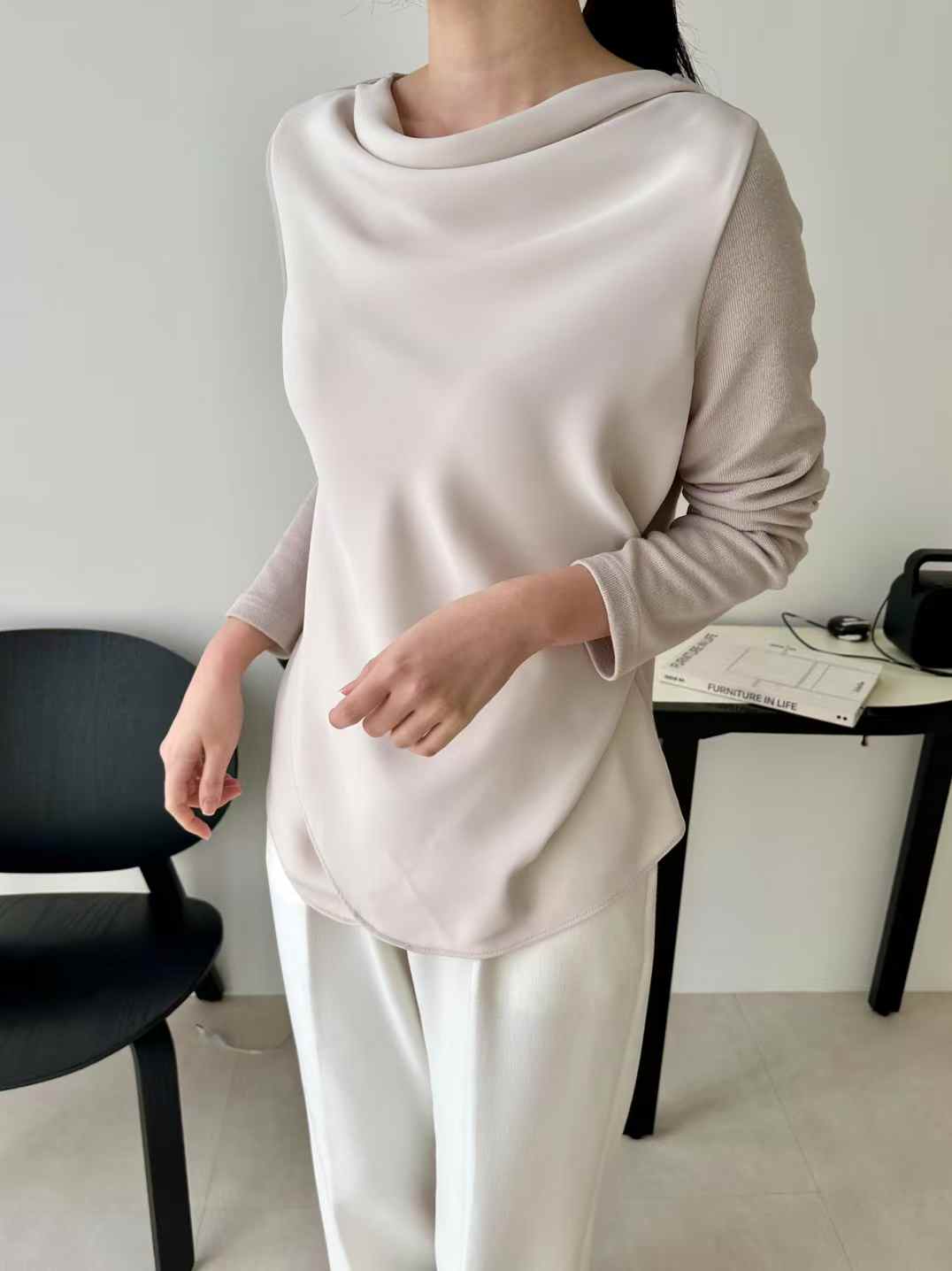DEON DRAPE BLOUSE