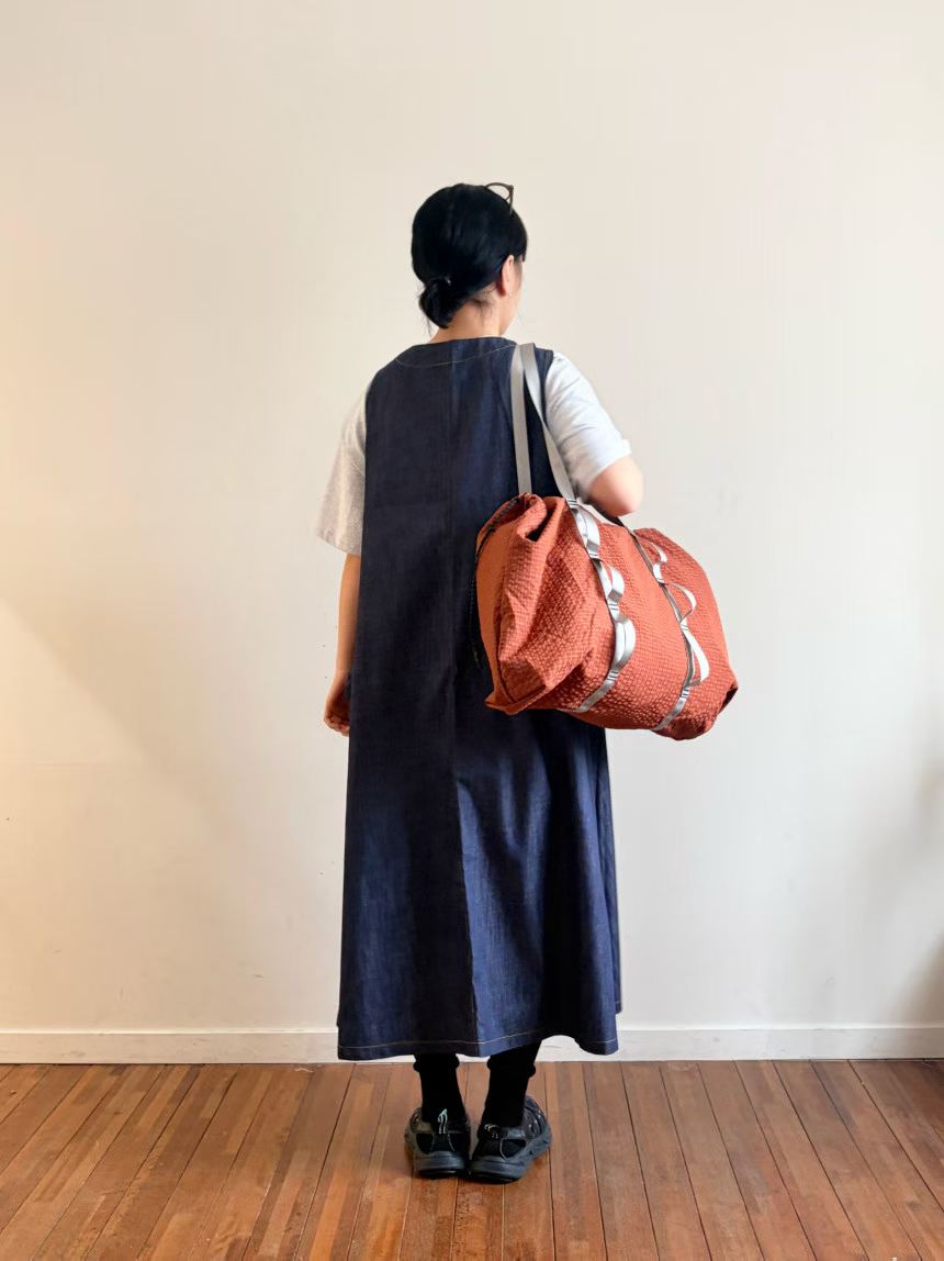ESTER EMPHASIZED POCKETS PINAFORE DRESS