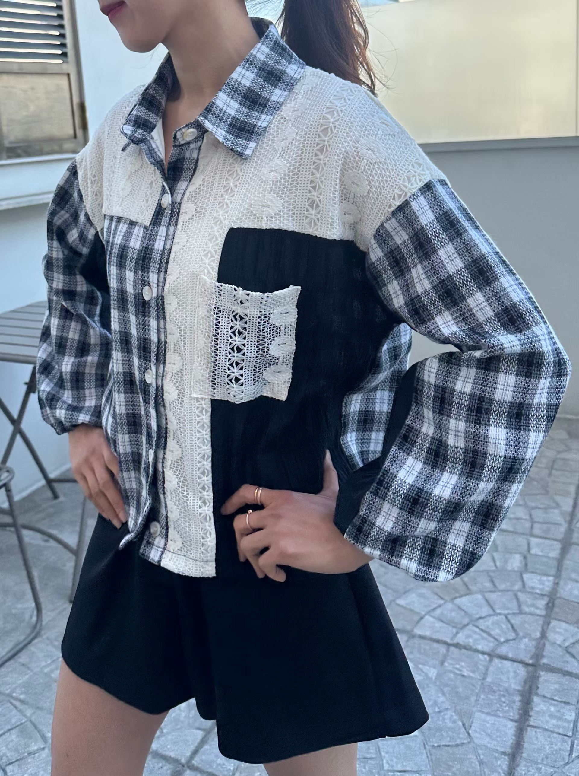FLYNN PATCHWORK SHIRT