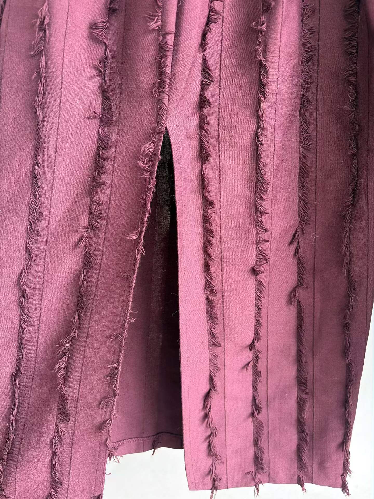 FILIZ TESSEL TRIM DETAIL SKIRT