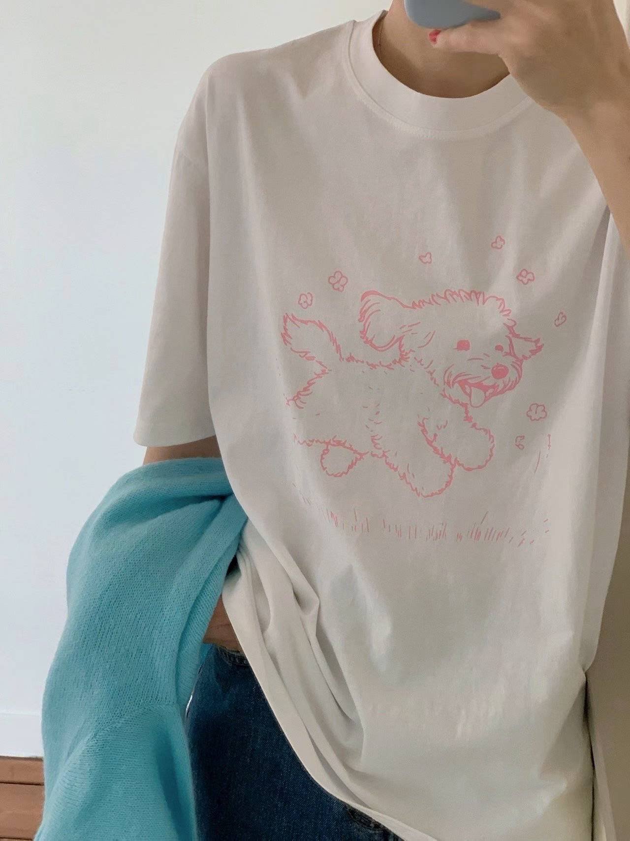 ELOWYN PUPPY GRAPHIC TEE