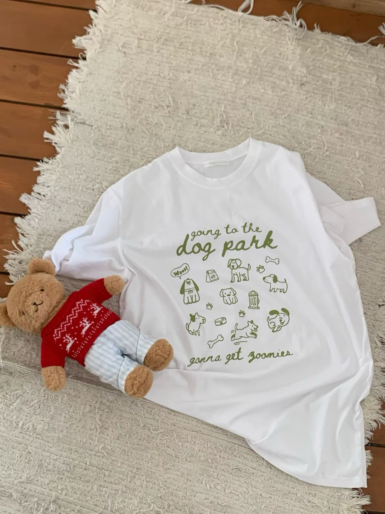 EMELY "DOG PARK" BAGGY TEE