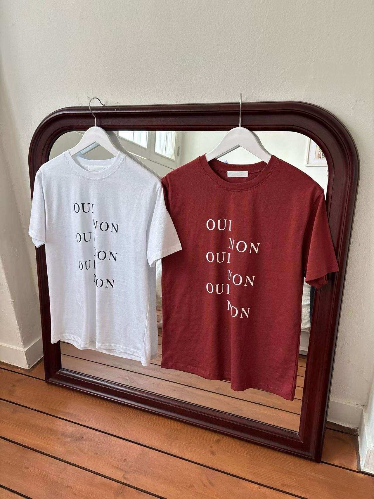 ELISA "OUI/NON" SLOGAN TEE