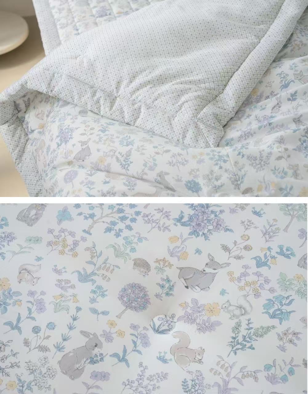 BN02 / ANIMAL GARDEN PRINTED BLANKET