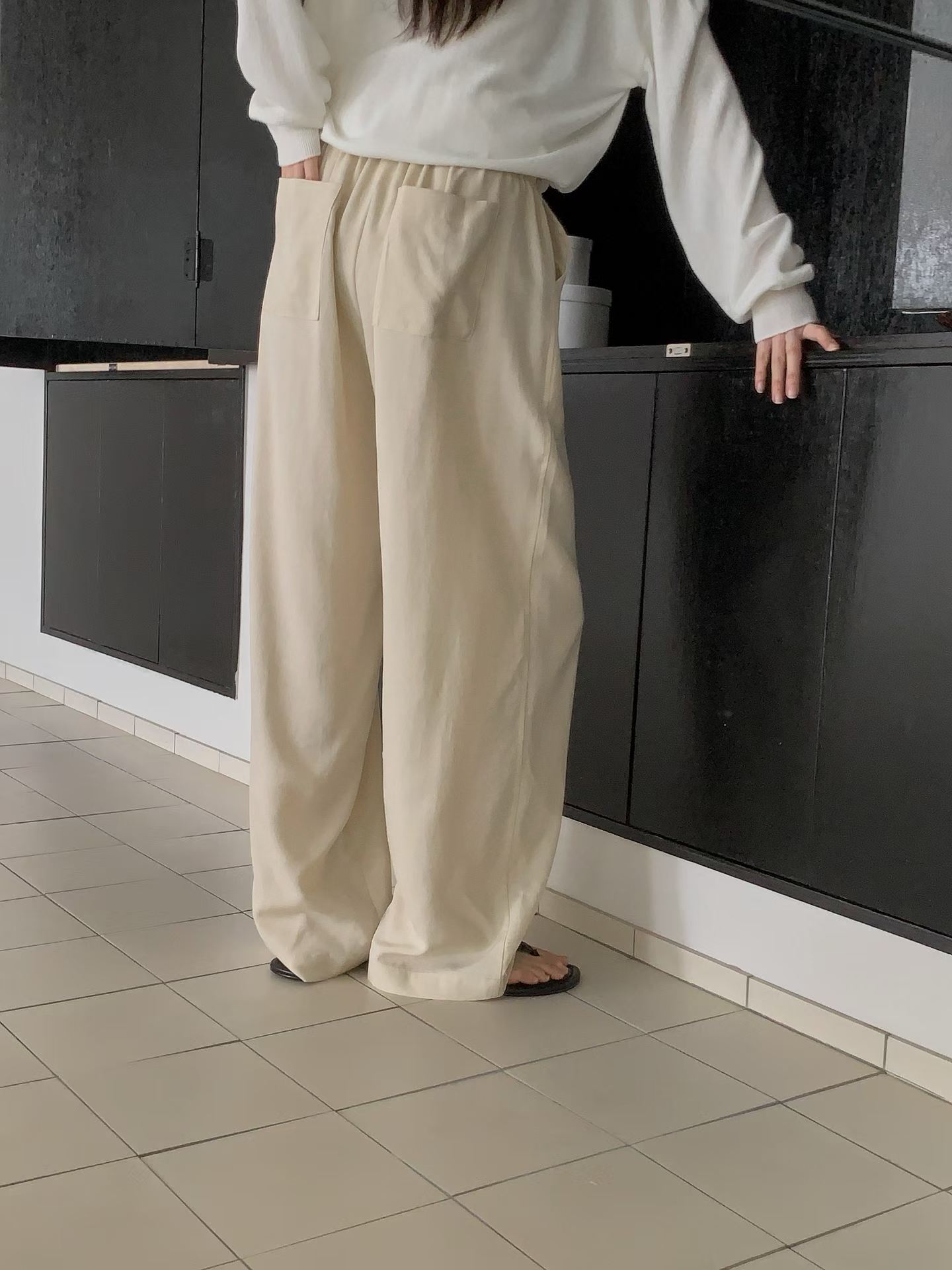 FLOR BUTTON BANDING SLACKS