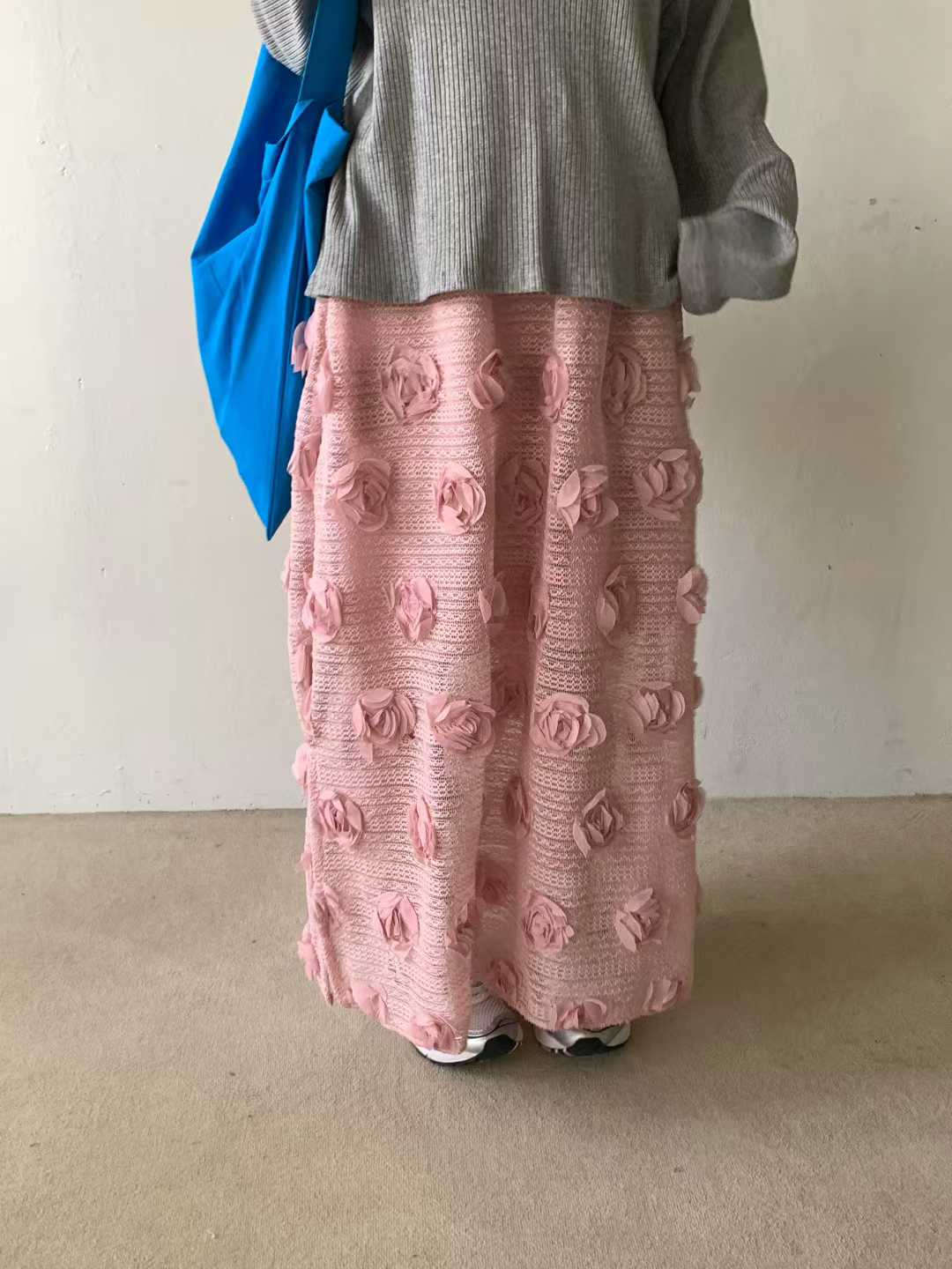 EVERLEE ROSETTES BANDING SKIRT